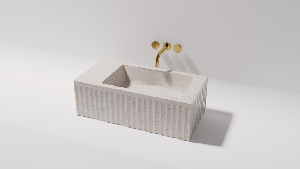 BRIZA 600mm Wall Hung Basin - PB8004