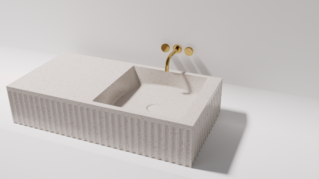 BRIZA 900mm Wall Hung Basin - PB8006