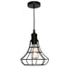 Buy Pendant Lights Australia Cage 1 Light Pendant Small Black - CAGE1PSML