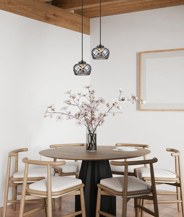 Caramelle LED Pendant Light Smokey Black 5W TRI Colour - CARAMELLE1