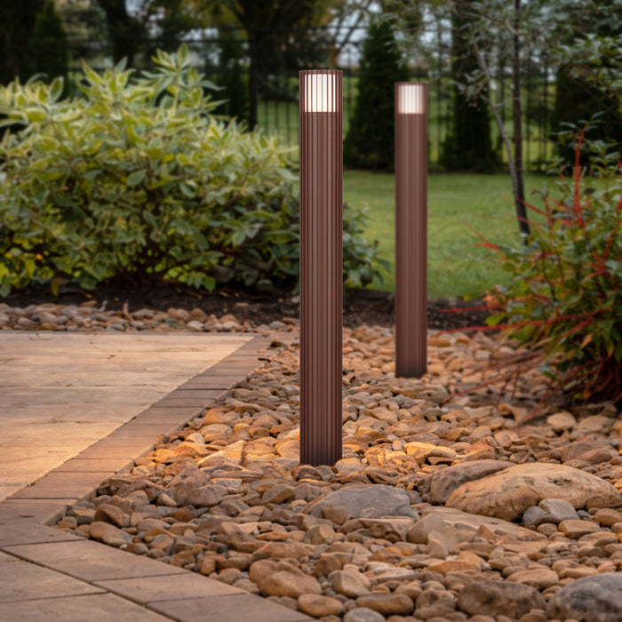 Cashel Exterior Bollard Light Rust - CASHEL EX.P-RST