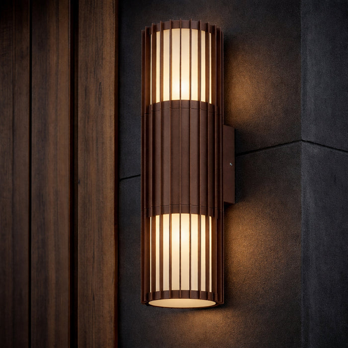 Cashel Up & Down Wall Light Rust - CASHEL EX2-RST