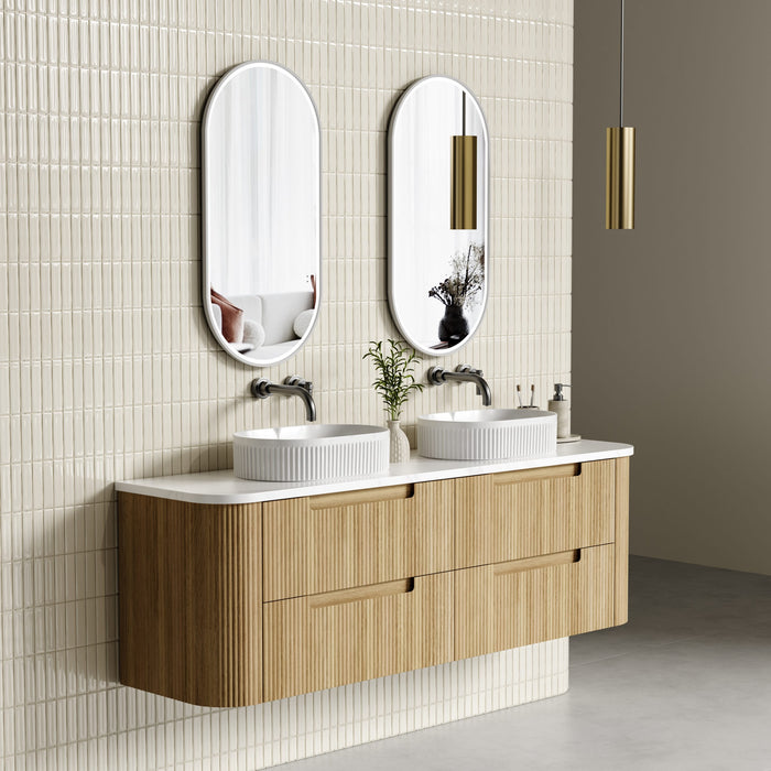 Varcelli Tier 1500mm Wall Hung Vanity Cabinet Only - CAWH54-1500