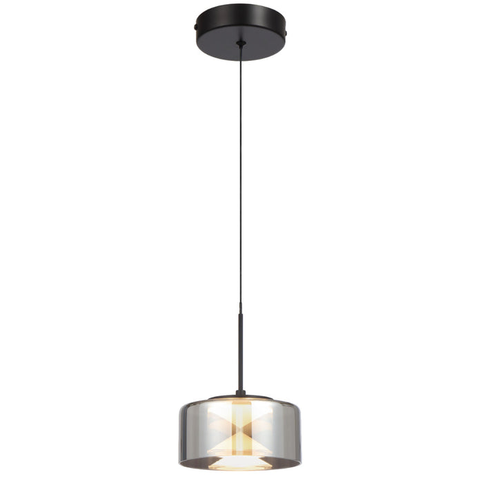 Cedro LED Pendant Light 8W TRI Colour Black - CEDRO PE1-BK