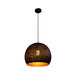 Buy Pendant Lights Australia Celeste 1 Light Pendant Black With Dome Shape Shade - CELESTE2