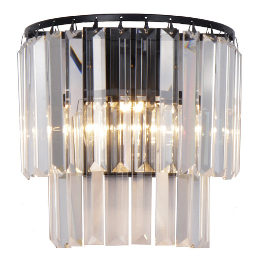 Buy Wall Sconce Australia Celestial Wall Sconce 2 Lights Matt Black Aluminium - 1001095