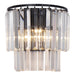 Buy Wall Sconce Australia Celestial Wall Sconce 2 Lights Matt Black Aluminium - 1001095