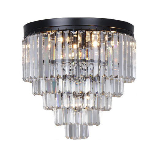 Buy Flush Mount Lights Australia Celestial Flush Mount 6 Lights Matt Black Aluminium - 1001090