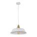 Buy Pendant Lights Australia Interior White With Antique Brass 1 Light Pendant - CEREMA2