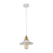 Buy Pendant Lights Australia Interior White With Antique Brass 1 Light Pendant - CEREMA4