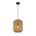 Buy Pendant Lights Australia Interior Cylinder Brown/Natural Bamboo Cage 1 Light Pendant - CESTA1