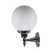 Buy Wall Sconce Australia Koscina Wall Light Chrome Aluminium With 6" Sphere Opal Gloss Glass - 3010105