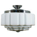 Buy DIY Batten Fix Lights Australia DIY Batten Fix Chrome With 14" St Kilda Opal Matt Glass - 3010014