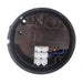 Buy Security Wall Lights Australia Clarion Double Security Wall Light Black 3CCT - CLARION EX2S-BK