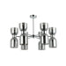Buy Pendant Lights Australia CLESSIDRA Ellipse Pendant 12 Lights Chrome Smokey - CLESSIDRA3