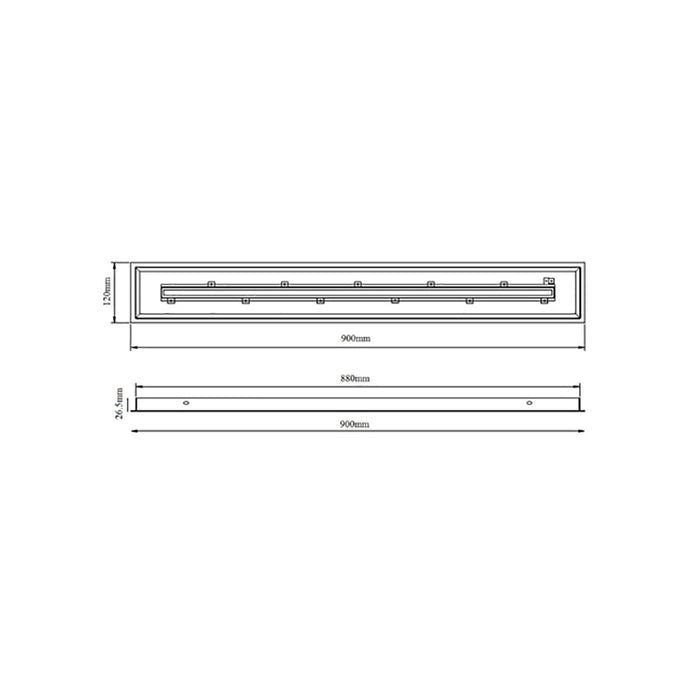 Buy Ceiling Canopies Australia Cluster Pendant Canopy Rectangular White Max 11 Lights - CLUSTER3
