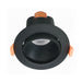Buy Recessed LED Downlights Australia Comet Round Recessed LED Downlight 9W Black Aluminium 3 CCT - COMET07