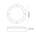 Buy Surface Mounted Downlights Australia COOPER LED Surface Mounted Downlight 16W Black Aluminium 3CCT - SE7081TC/BK