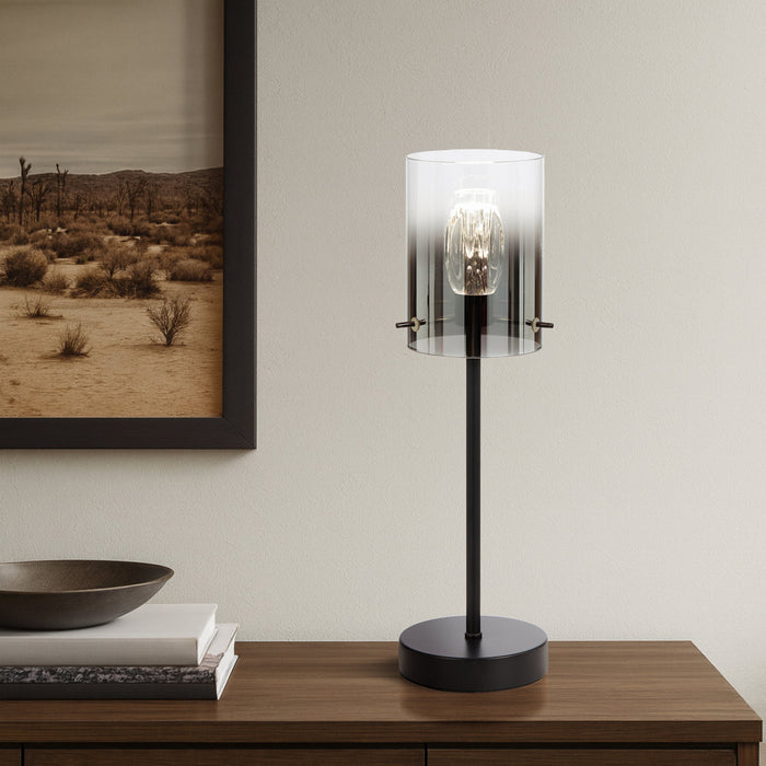 Crevil LED Table Lamp 4W 4000K Black & Smoke - CREVIL TL-BKSM