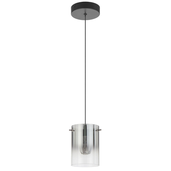 Crevil  LED Pendant 4W 4000K Black & Smoke - CREVIL PE1-BKSM