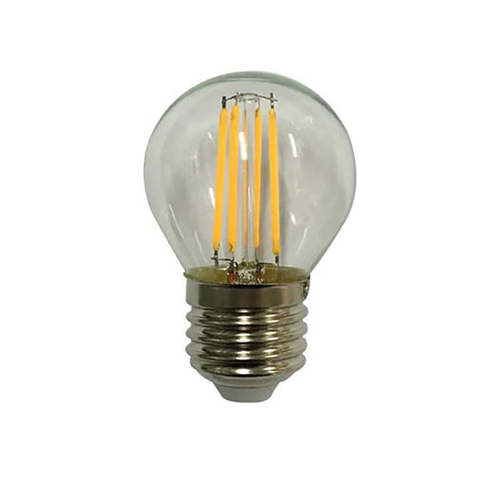 Buy LED Filament Globes Australia G45 LED Filament Globe ES 240V 4W Clear Glass 5000K - GL FRF4LEDE27-85