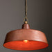 Buy Pendant Lights Australia Deksel Aged Copper 1 Light Pendant - DEKSEL03