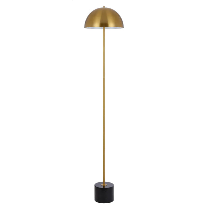 Buy Floor Lamps Australia Domez Floor Lamp Antique Gold Iron Black Marble - DOMEZ FL-BKMAG