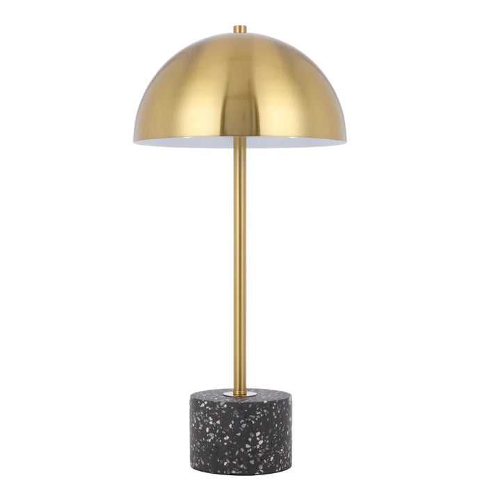 Buy Table Lamps Australia Domez Table Lamp Antique Gold Iron Black Terrazzo - DOMEZ TL-BKTRZAG