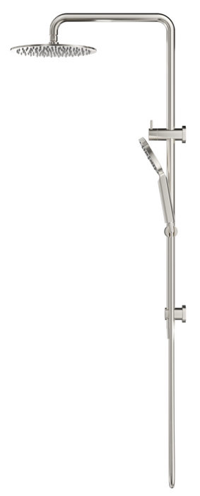 Mica Dual Shower Rail Brushed Nickel - DSH-R-TH-BN