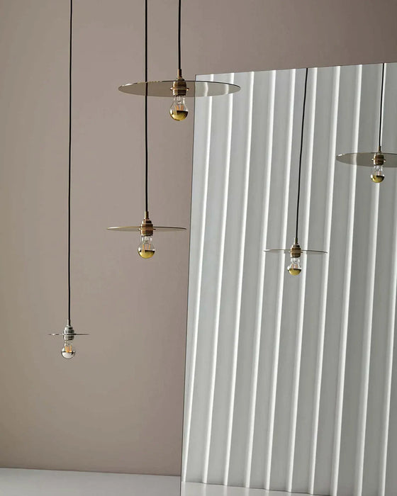 Disc Medium Pendant Light Black - ARO.C1038/25/NEG