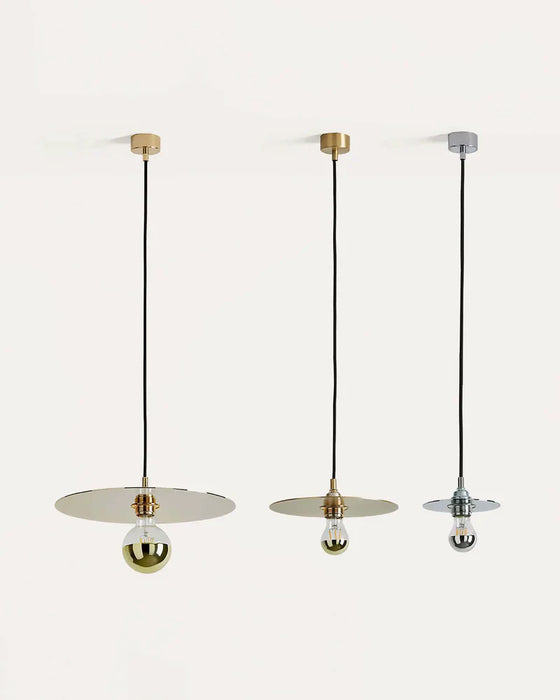 Disc Large Pendant Light White - ARO.C1038/35/BCO