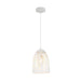 Buy Pendant Lights Australia Interior Iron Cage Ellipse Shape 1 Light Pendant White - ESCAMA2
