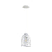 Buy Pendant Lights Australia Interior Iron Cage Ellipse Shape 1 Light Pendant White - ESCAMA2