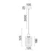 Buy Pendant Lights Australia Interior Iron & Rose Gold Glass 1 Light Pendant - ESPEJO2