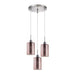 Buy Cluster Pendants Australia Interior Iron & Rose Gold Glass 3 Light Cluster Pendant - ESPEJO2X3R