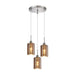 Buy Cluster Pendants Australia Interior Iron & Rose Gold Glass 3 Light Cluster Pendant - ESPEJO2X3R