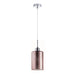 Buy Pendant Lights Australia Interior Iron & Rose Gold Glass 1 Light Pendant - ESPEJO2