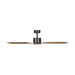 Buy DC Ceiling Fans With Light Australia ILUKA DC Ceiling Fan 60" Black & Wood With LED - 20538115