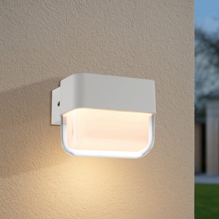 Fadro LED 100mm Wall Light 3W Tri Colour White - FADRO EX10-WH