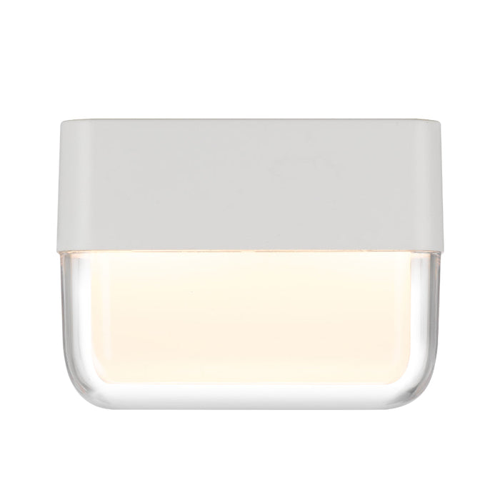 Fadro LED 100mm Wall Light 3W Tri Colour White - FADRO EX10-WH