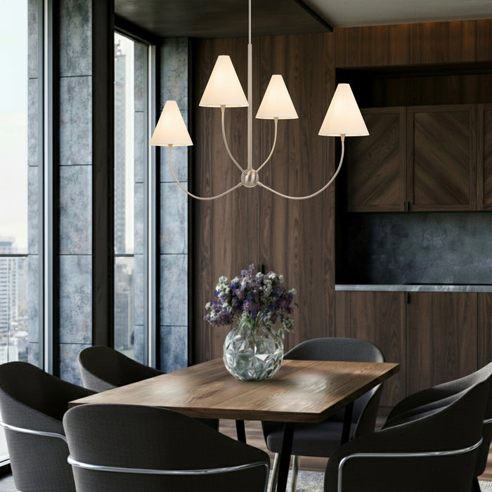 Farnix 4 Light Pendant Nickel Matt - FARNIX PE04-NK