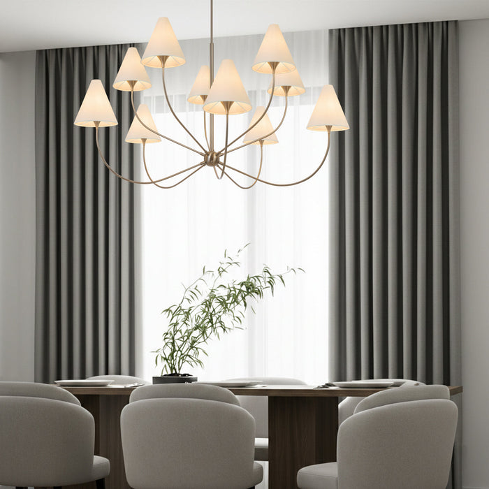 Farnix 10 Light Pendant Nickel Matt - FARNIX PE10-NK