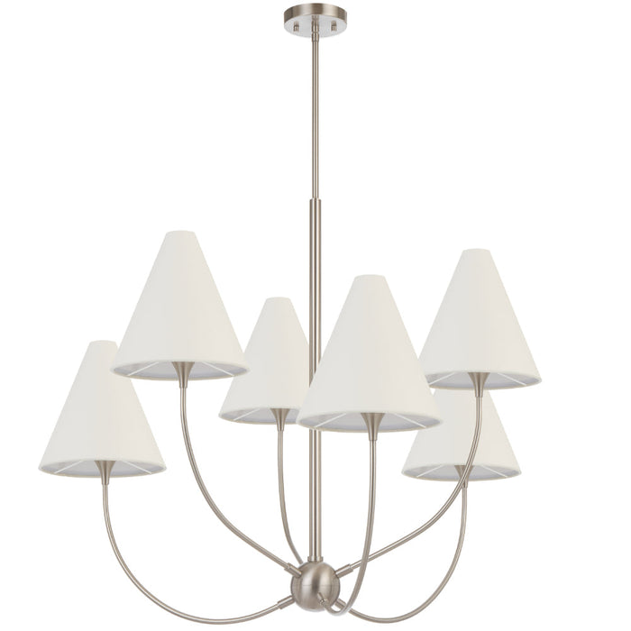 Farnix 6 Light Pendant Nickel Matt - FARNIX PE06-NK