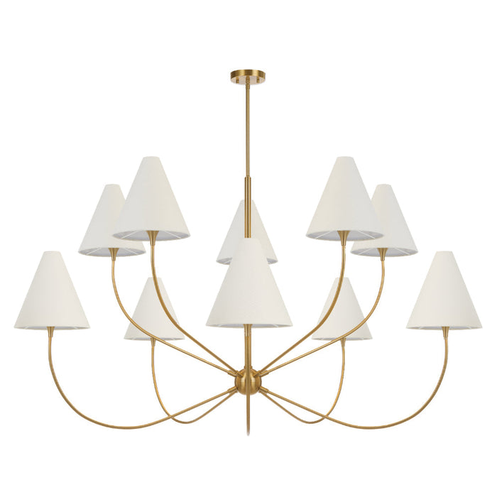 Farnix 10 Light Pendant Antique Gold - FARNIX PE10-AG
