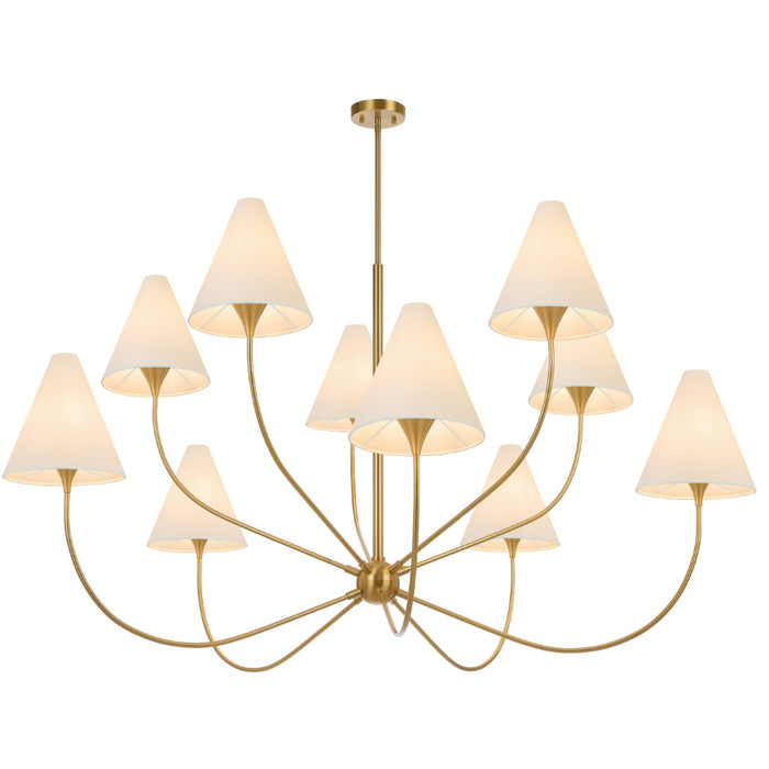 Farnix 10 Light Pendant Antique Gold - FARNIX PE10-AG