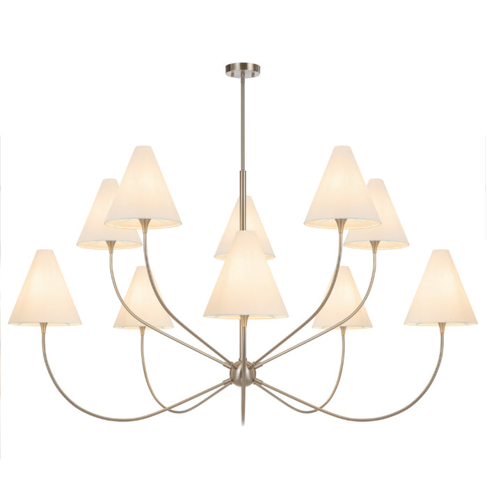 Farnix 10 Light Pendant Nickel Matt - FARNIX PE10-NK