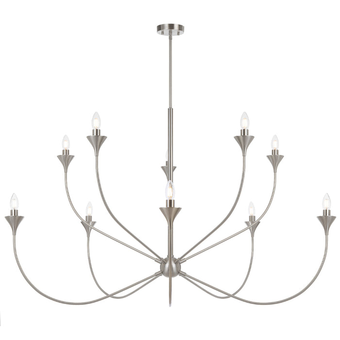 Farnix 10 Light Pendant Nickel Matt - FARNIX PE10-NK