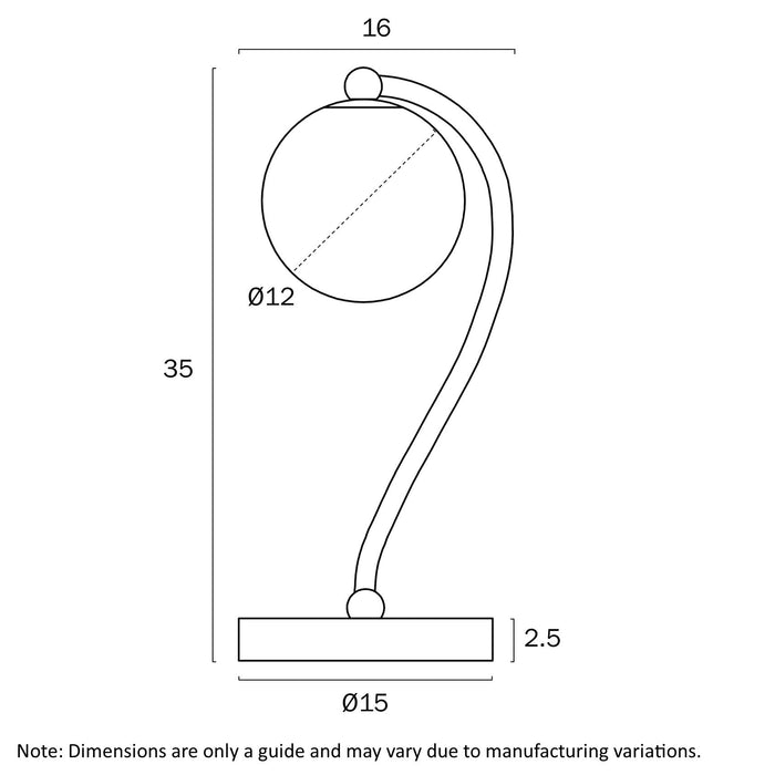 Felton Table Lamp White Marble Antique Gold & Frost - FELTON TL-WHMFRT