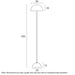 Buy Floor Lamps Australia FERUM Floor Lamp Rust - FERUM FL-RST