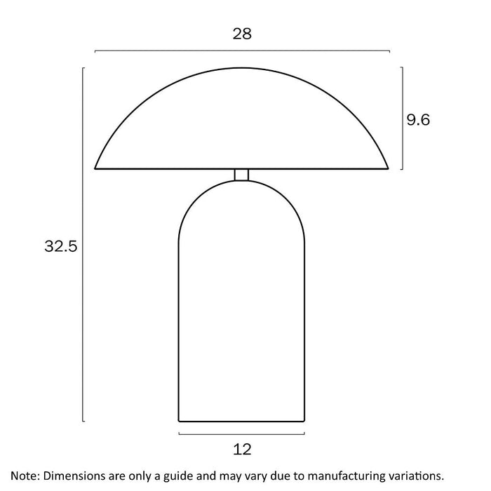 Buy Table Lamps Australia FERUM Table Lamp H325mm Black - FERUM TL32-BK